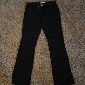 Black denim jeans